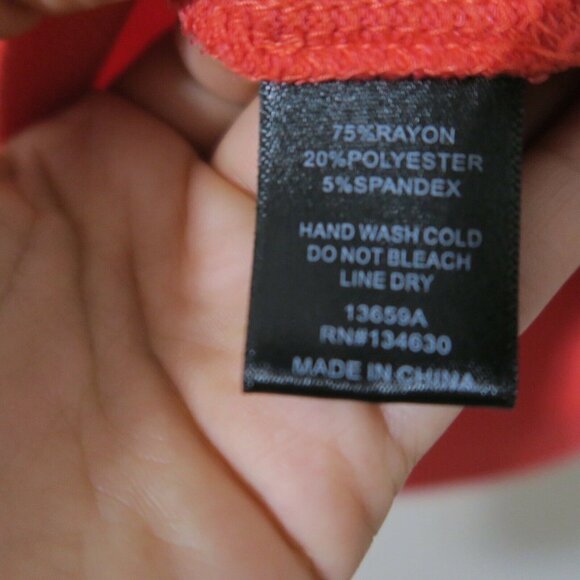 Sunday in Brooklyn Pullover Sweater Lightweight Anthropologie Coral Pink Fall XS - Picture 5 of 9